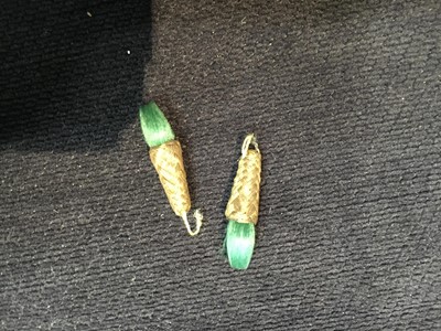 Lot 53 - A green silk reticule, early 19th century