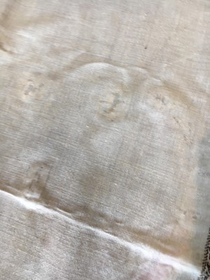 Lot 80 - A blush silk taffeta dress, French, circa 1810