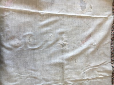 Lot 80 - A blush silk taffeta dress, French, circa 1810