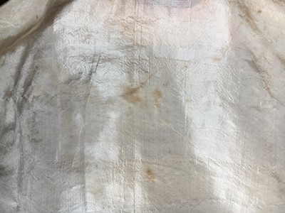 Lot 80 - A blush silk taffeta dress, French, circa 1810