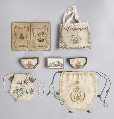 Lot 35 - A group of reticules and purses, early 19th century