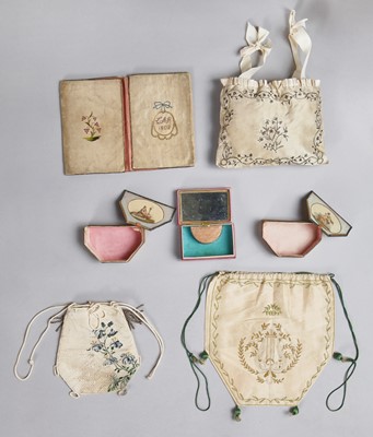 Lot 35 - A group of reticules and purses, early 19th century