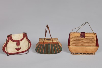 Lot 108 - Three bags, 1800-1820s