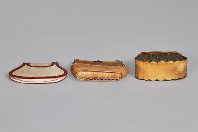 Lot 108 - Three bags, 1800-1820s