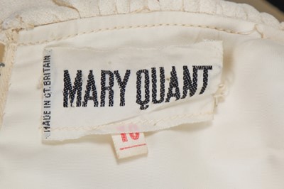 Lot 562 - Mary Quant's own Mary Quant cream and black crêpe 'Daddy's Girl' dress, designed 1964