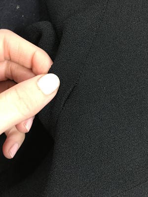 Lot 558 - Mary Quant's own Mary Quant black and yellow crêpe mini dress, 1966-67