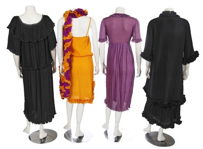 Lot 552 - A group of Mary Quant's own Mary Quant silk chiffon garments, early 1970s
