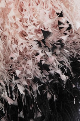 Lot 192 - A Halpern black and pink feathered 'orb' dress, Spring-Summer 2021