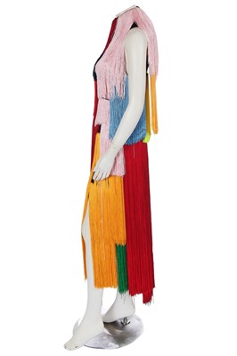 Lot 194 - A Halpern fringe dress, Spring-Summer 2021