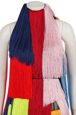 Lot 194 - A Halpern fringe dress, Spring-Summer 2021