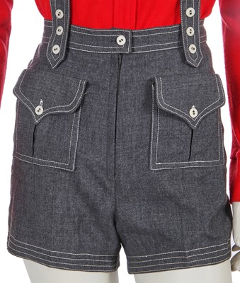 Lot 551 - Mary Quant's own Mary Quant hot pants ensemble, 1971