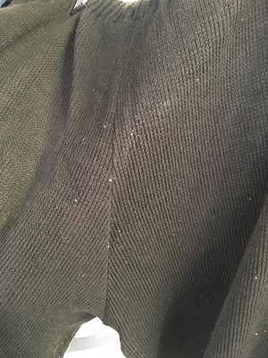 Lot 555 - Two of Mary Quant's army-inspired knit ensembles, late 1960s