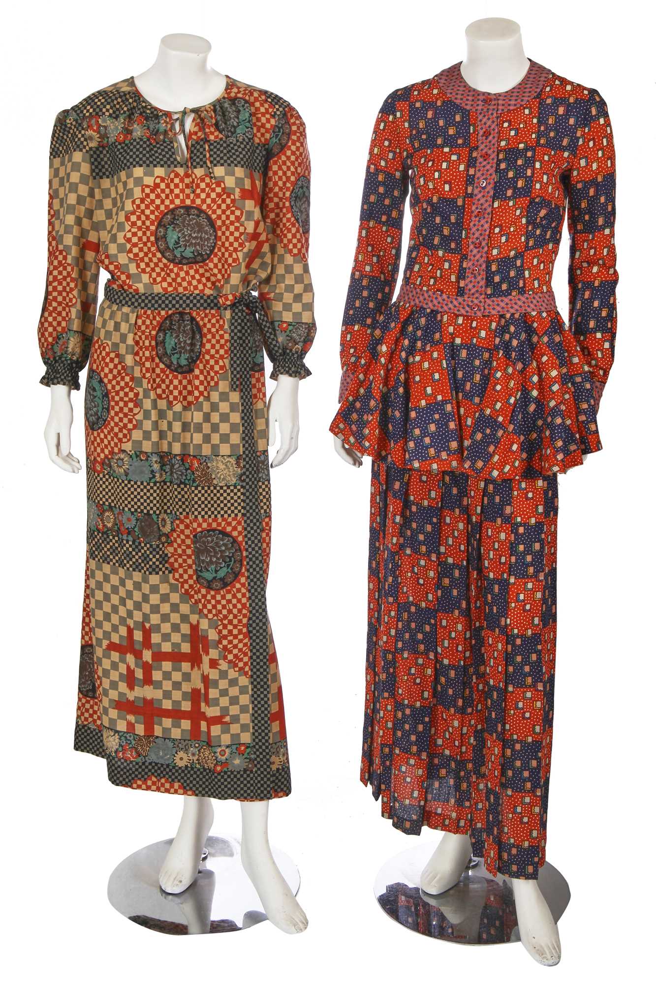 Lot 550 - Mary Quant's own Mary Quant Liberty print Varuna wool ensembles, early 1970s