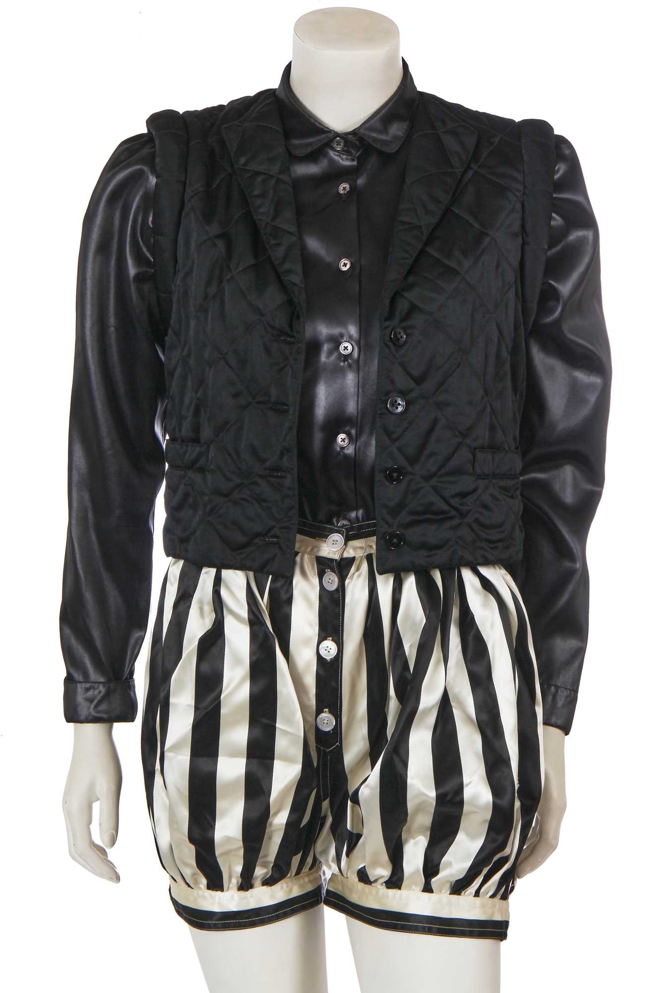 Lot 548 - A group of Mary Quant's own Mary Quant satin garments, 1960s-1980s