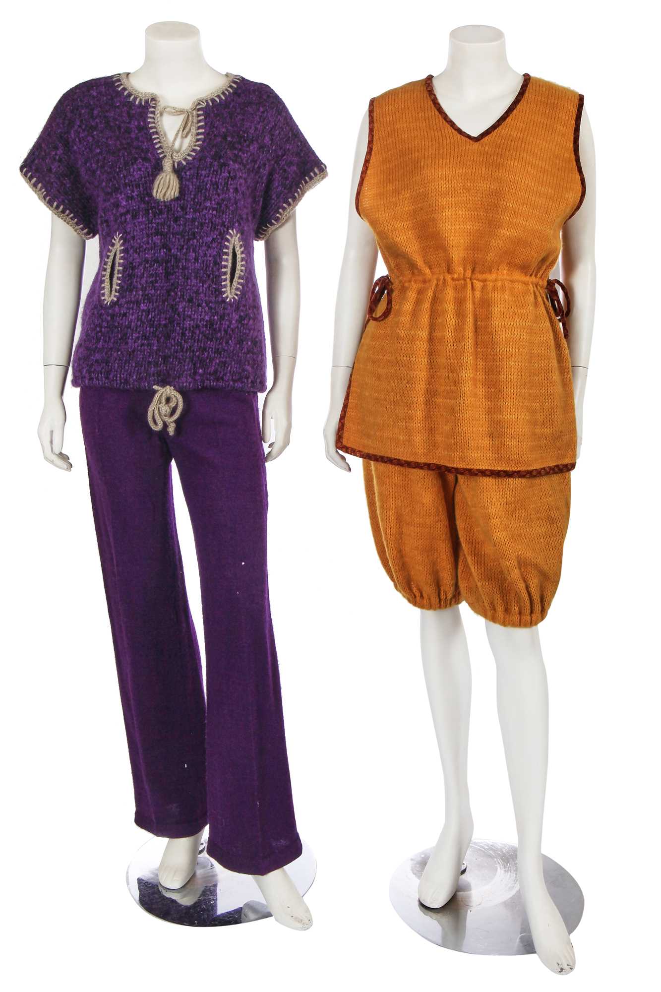 Lot 544 - Mary Quant's own Mary Quant knit wool ensembles, circa 1975
