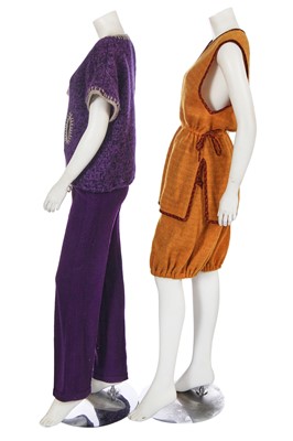 Lot 544 - Mary Quant's own Mary Quant knit wool ensembles, circa 1975