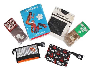 Lot 547 - A group of Mary Quant's own Mary Quant accessories and merchandise, mainly 1970s