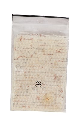 Lot 571 - Mary Quant's Chanel by Karl Lagerfeld ivory tweed suit, Autumn-Winter 1999-2000