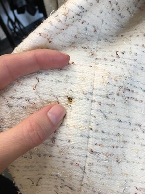 Lot 571 - Mary Quant's Chanel by Karl Lagerfeld ivory tweed suit, Autumn-Winter 1999-2000