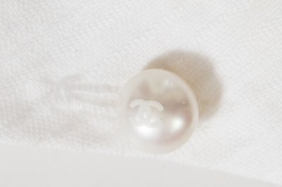 Lot 570 - Mary Quant's Chanel by Karl Lagerfeld black and white fantasy tweed skirt, Spring-Summer 2005