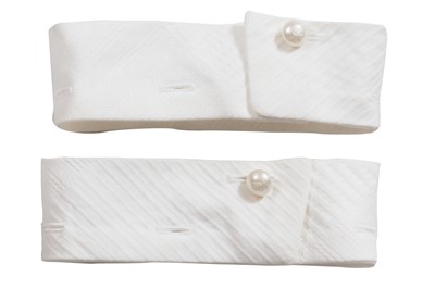 Lot 570 - Mary Quant's Chanel by Karl Lagerfeld black and white fantasy tweed skirt, Spring-Summer 2005