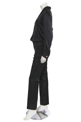 Lot 569 - Mary Quant's Chanel by Karl Lagerfeld black wool trousers, Autumn-Winter 2006-07