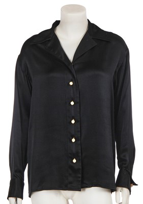 Lot 569 - Mary Quant's Chanel by Karl Lagerfeld black wool trousers, Autumn-Winter 2006-07