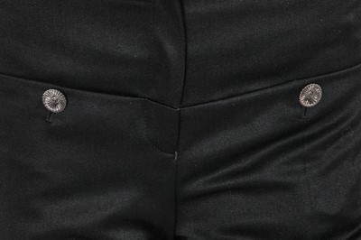 Lot 569 - Mary Quant's Chanel by Karl Lagerfeld black wool trousers, Autumn-Winter 2006-07