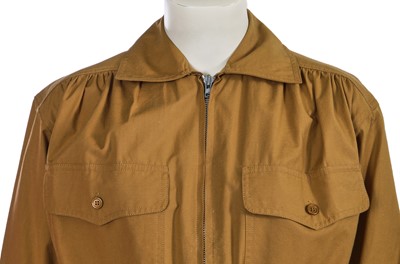 Lot 578 - Mary Quant's Yves Saint Laurent mustard cotton gabardine jacket, Spring-Summer 1978
