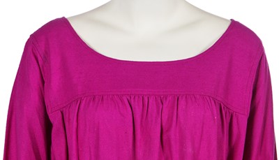 Lot 578 - Mary Quant's Yves Saint Laurent mustard cotton gabardine jacket, Spring-Summer 1978