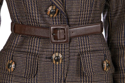 Lot 577 - Mary Quant's Yves Saint Laurent black velvet jacket, late 1980s