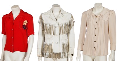 Lot 579 - A group of designer garments, 1970s, from the wardrobe of Mary Quant