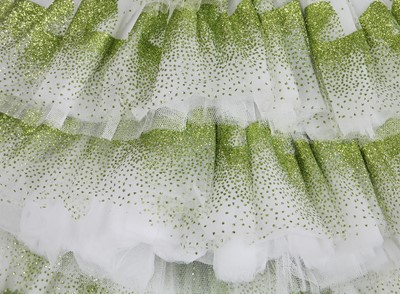 Lot 191 - A Halpern tiered white tulle dress, Spring-Summer 2022