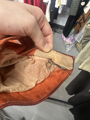 Lot 214 - A Carol Christian Poell garment-dyed red kangaroo leather coat, 'Self-Same' collection 2009