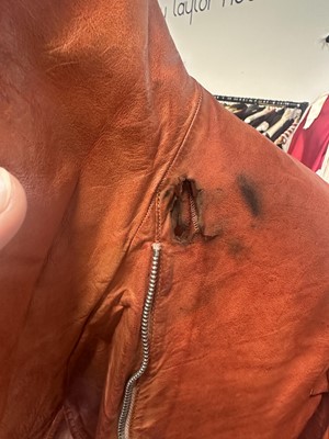 Lot 214 - A Carol Christian Poell garment-dyed red kangaroo leather coat, 'Self-Same' collection 2009