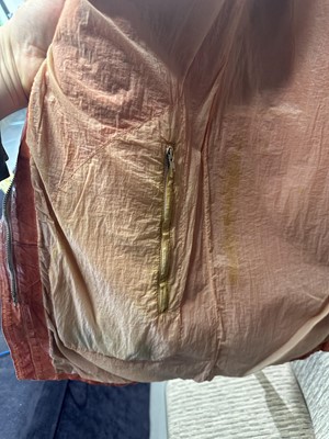 Lot 214 - A Carol Christian Poell garment-dyed red kangaroo leather coat, 'Self-Same' collection 2009