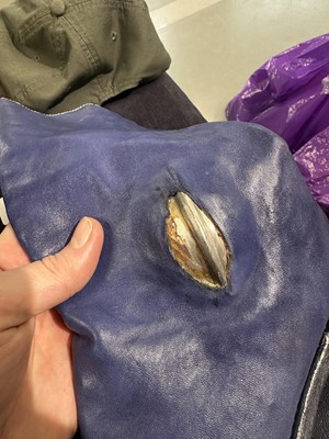 Lot 210 - Two pairs of Carol Christian Poell kangaroo leather One Piece Spiral Zip Prosthetic boots, circa 2010