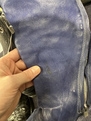 Lot 210 - Two pairs of Carol Christian Poell kangaroo leather One Piece Spiral Zip Prosthetic boots, circa 2010