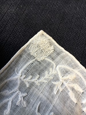 Lot 7 - Three fichus/shawls, late 18th-early 19th-century