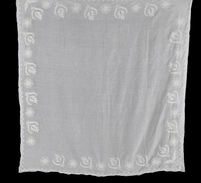 Lot 7 - Three fichus/shawls, late 18th-early 19th-century