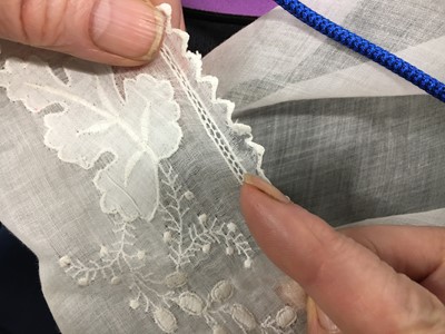 Lot 27 - A group of whitework shawls and fichus, first half of the 19th century