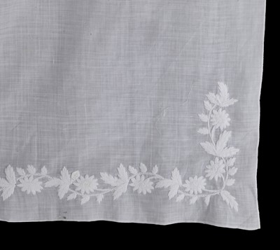 Lot 27 - A group of whitework shawls and fichus, first half of the 19th century