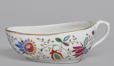 Lot 73 - A porcelain bourdeloue (female chamber pot) probably French, early 19th century