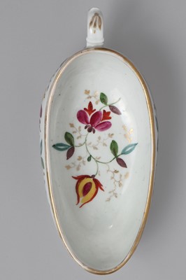 Lot 73 - A porcelain bourdeloue (female chamber pot) probably French, early 19th century
