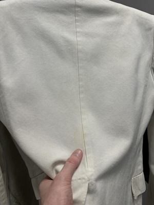 Lot 42 - A Carol Christian Poell men's white cotton 'Self Edge' blazer, 2014