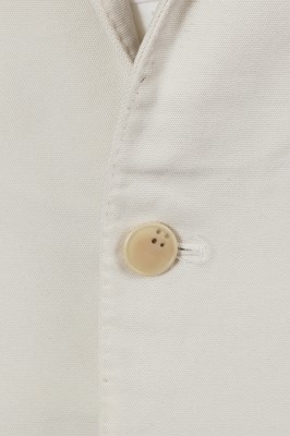 Lot 42 - A Carol Christian Poell men's white cotton 'Self Edge' blazer, 2014