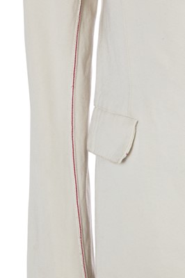 Lot 42 - A Carol Christian Poell men's white cotton 'Self Edge' blazer, 2014