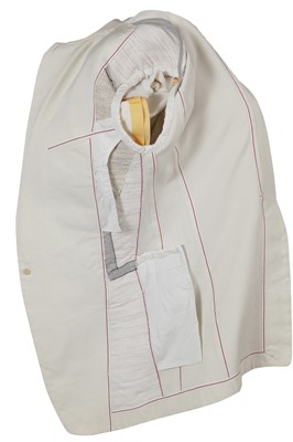 Lot 42 - A Carol Christian Poell men's white cotton 'Self Edge' blazer, 2014