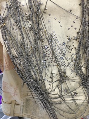 Lot 82 - A Balmain by Christophe Decarnin American flag leather jacket, Spring-Summer 2011