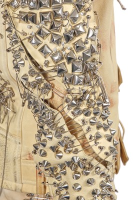 Lot 82 - A Balmain by Christophe Decarnin American flag leather jacket, Spring-Summer 2011